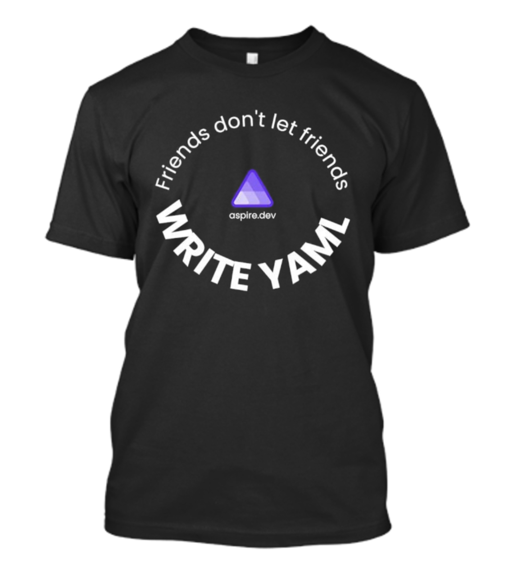 Friends Don’t Let Friends Write YAML Coder Humor At Emplem Dev T-Shirt