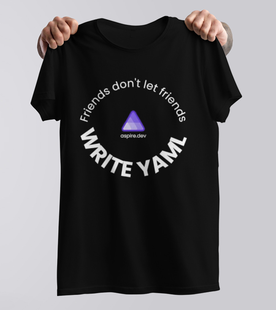 Friends Don’t Let Friends Write YAML Coder Humor At Emplem Dev T-Shirt