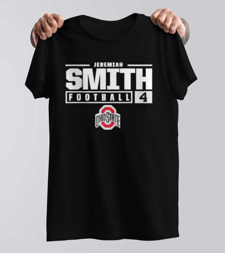 Jeremiah Smith Football 4 Ohio State Buckeyes T-Shirt