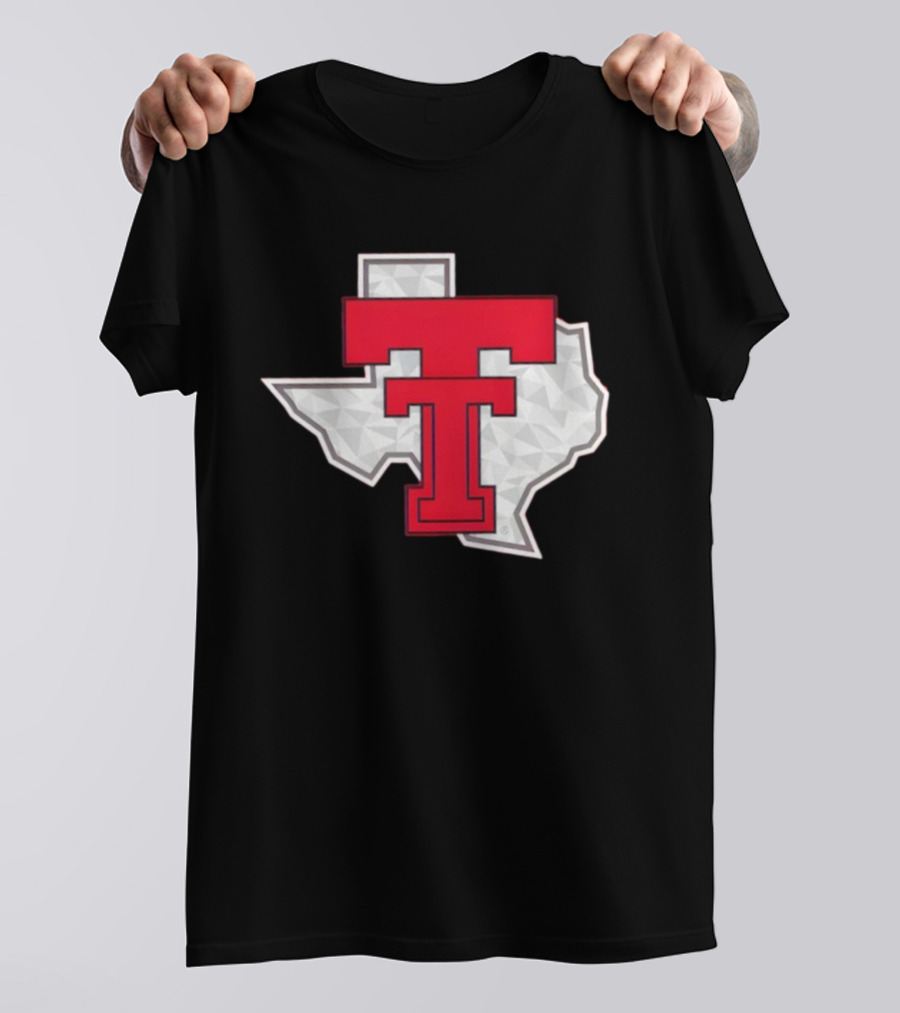 Texas Tech Red Raider Galvanized Pride State Emblem T-Shirt