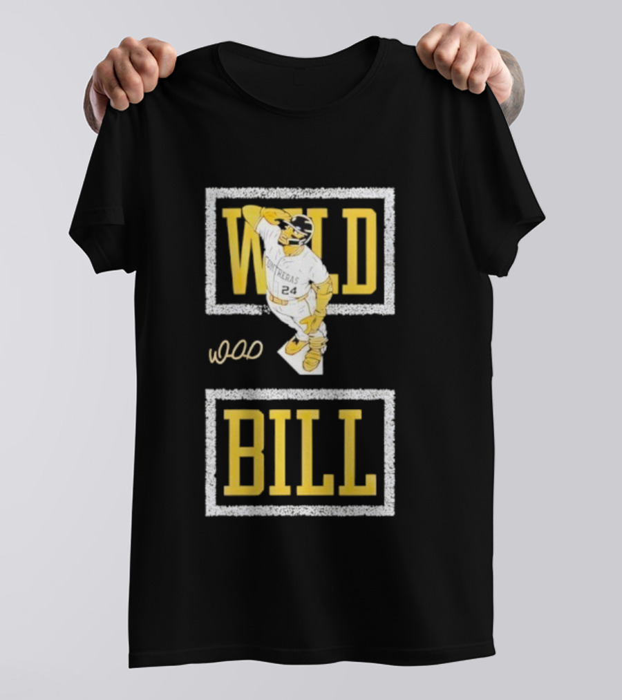 William Contreras Wild Bill Salute Milwaukee Brewers Baseball Signature T-Shirt