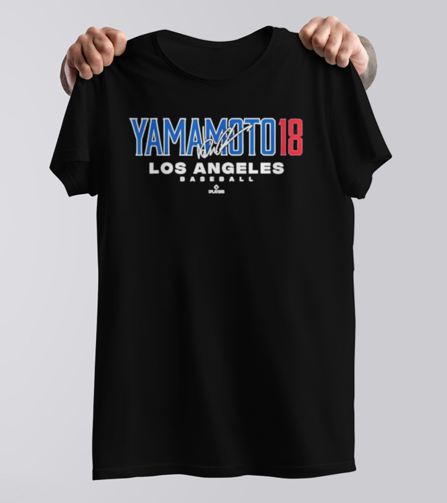 Yamamoto 18 Los Angeles Baseball Signature Series Collection T-Shirt