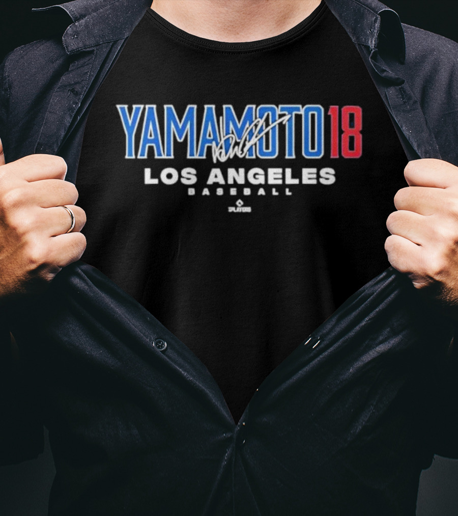 Yamamoto 18 Los Angeles Baseball Signature Series Collection T-Shirt