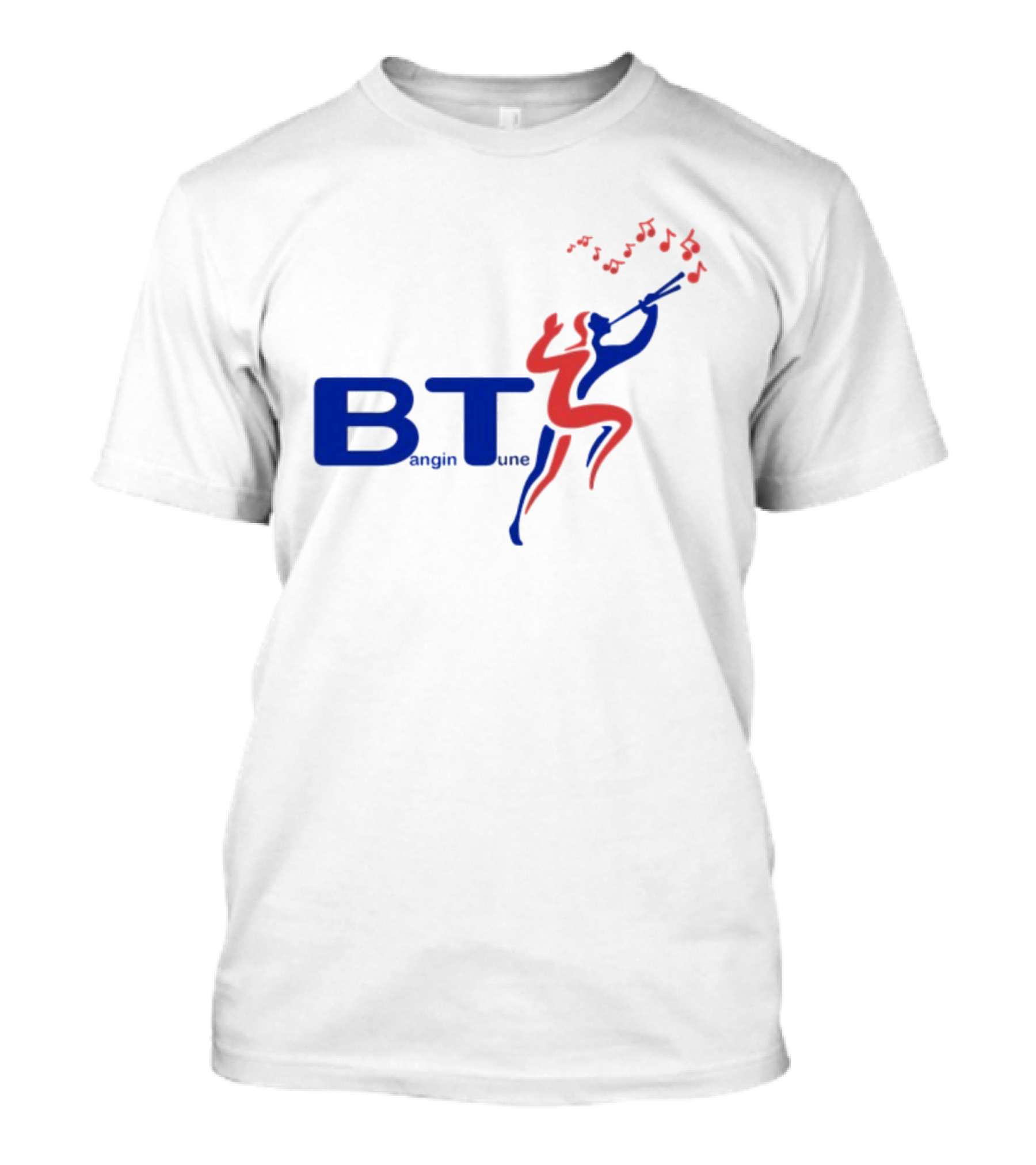 BT Bangin Tune Music Notes Jazz Player T-Shirt