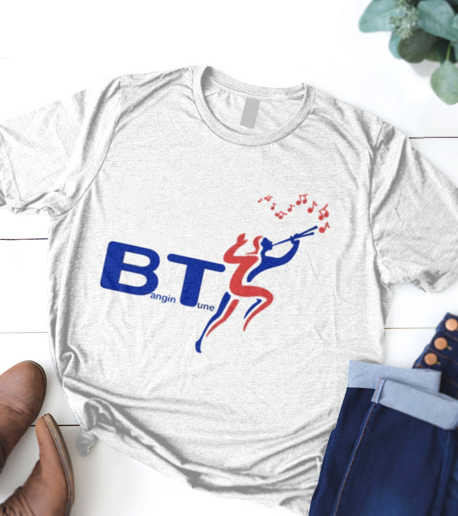 BT Bangin Tune Music Notes Jazz Player T-Shirt