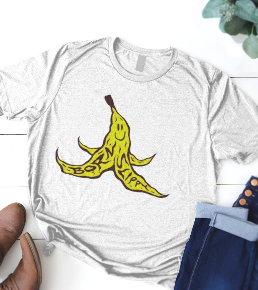 Born Slippy Banana Happy Face Icon Nostalgia T-Shirt