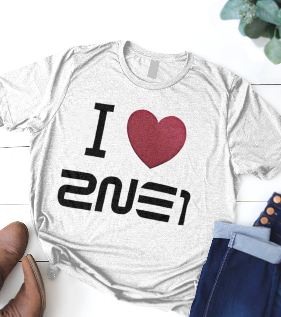 I Love 2NE1 K-pop Legend Iconic South Korean Girl Group T-Shirt
