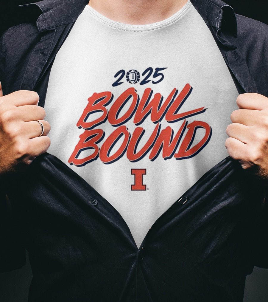 2025 Bowl Bound Illinois Fighting Illini Football T-Shirt