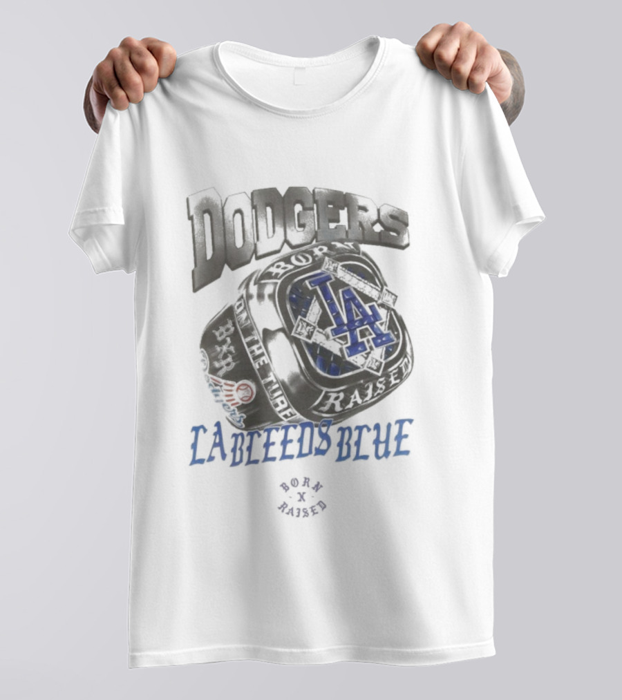 Dodgers LA Needs Blue Born X Raised TA World Champions 2020 T-Shirt