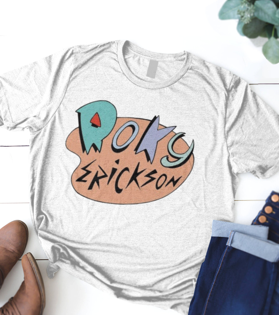 Roky Erickson Modern Life Text Art Style T-Shirt