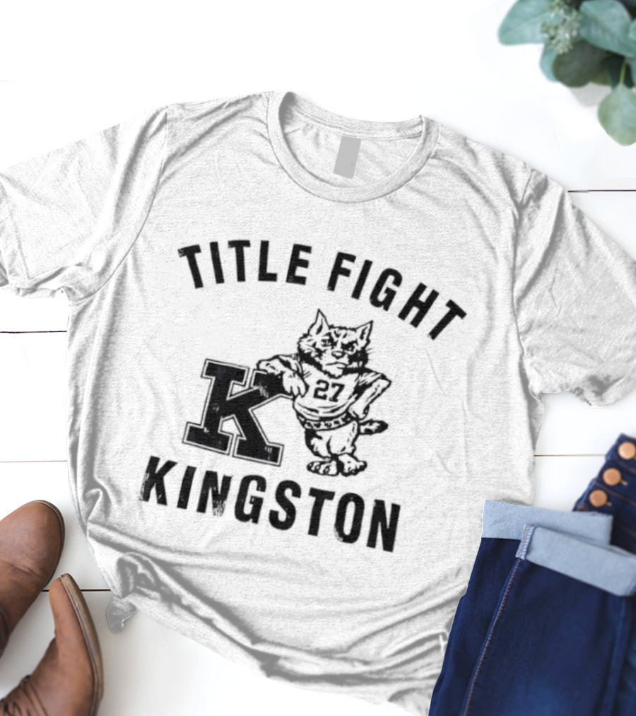 Title Fight Kingston Cat Mascot Retro Style T-Shirt