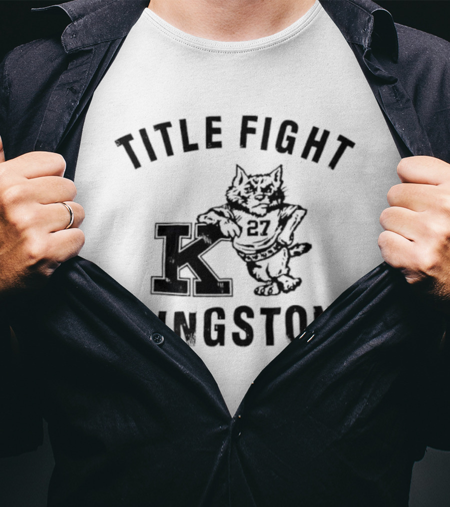 Title Fight Kingston Cat Mascot Retro Style T-Shirt