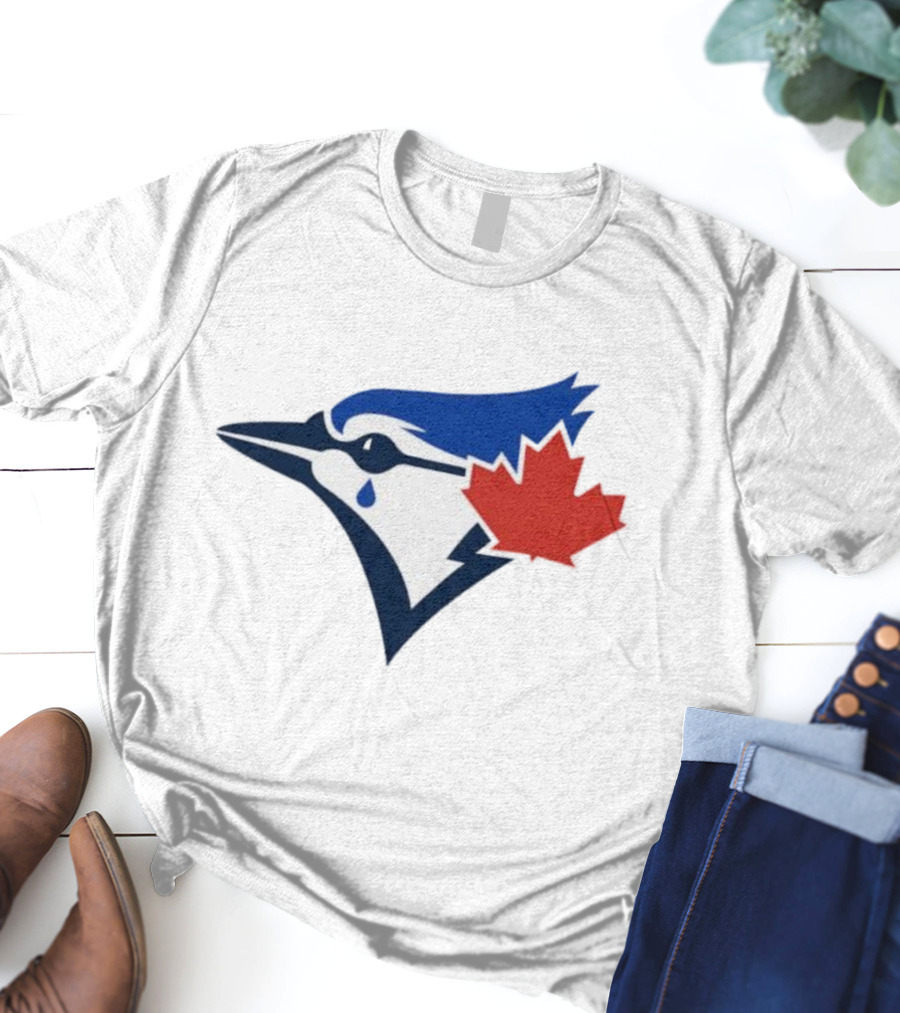 Toronto Blue Jays Maple Leaf Logo With Tear Drop T-Shirt