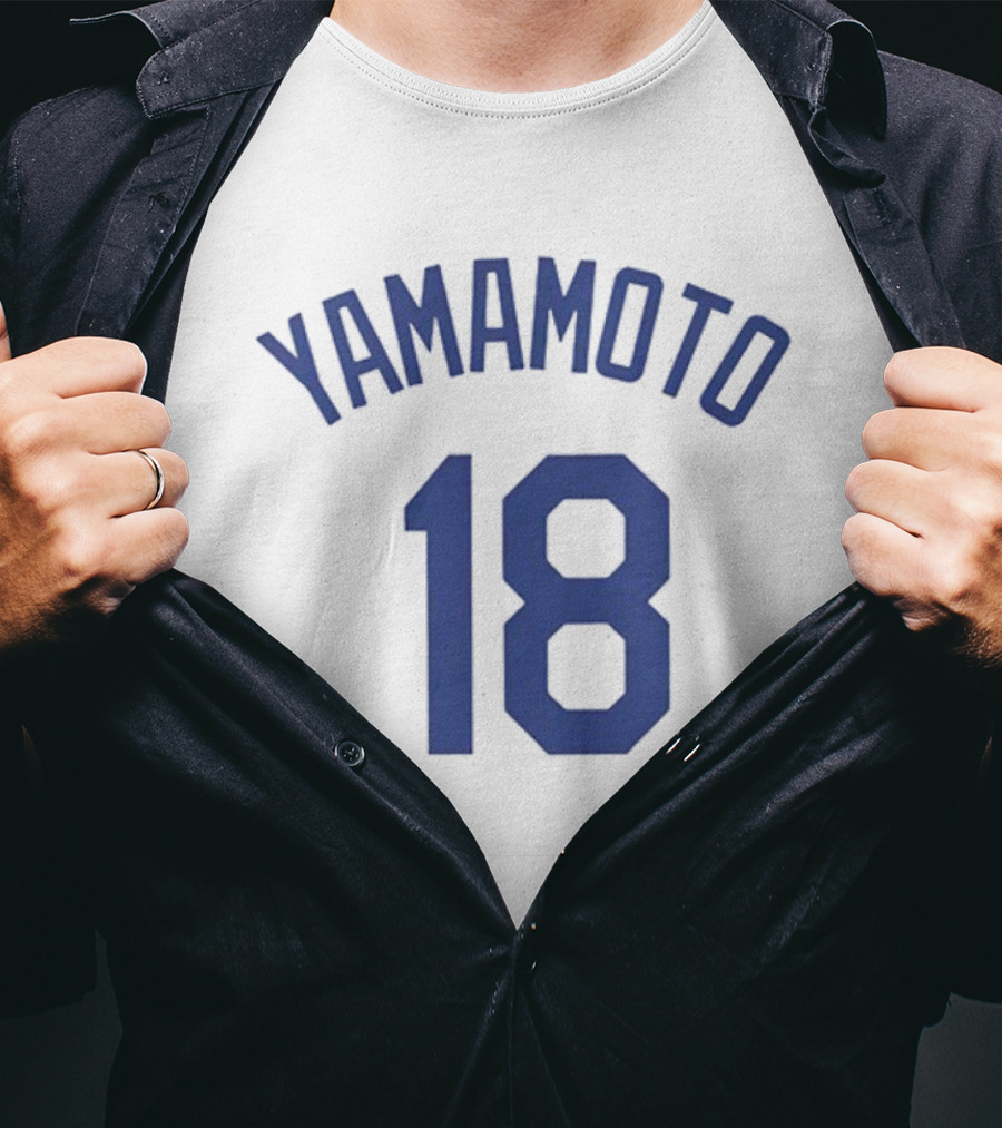 Yoshinobu Yamamoto 18 Los Angeles Dodgers MVP Cartoon T-Shirt
