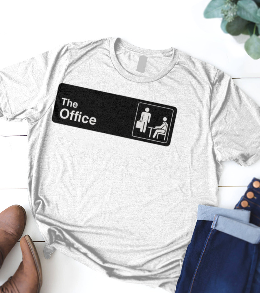 The Office Black And White Iconic Symbol Design T-Shirt