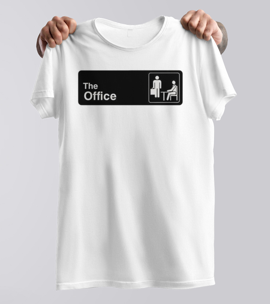 The Office Black And White Iconic Symbol Design T-Shirt