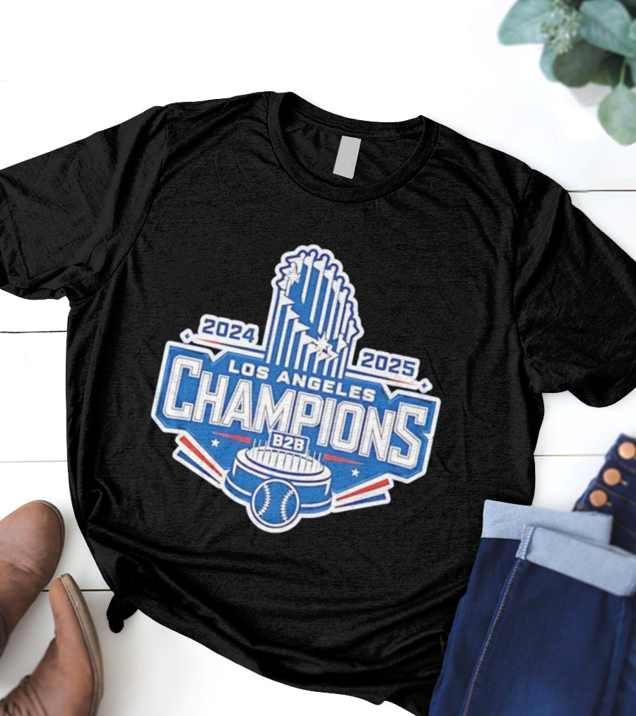2024 2025 Los Angeles B2B Champions Baseball Cup T-Shirt