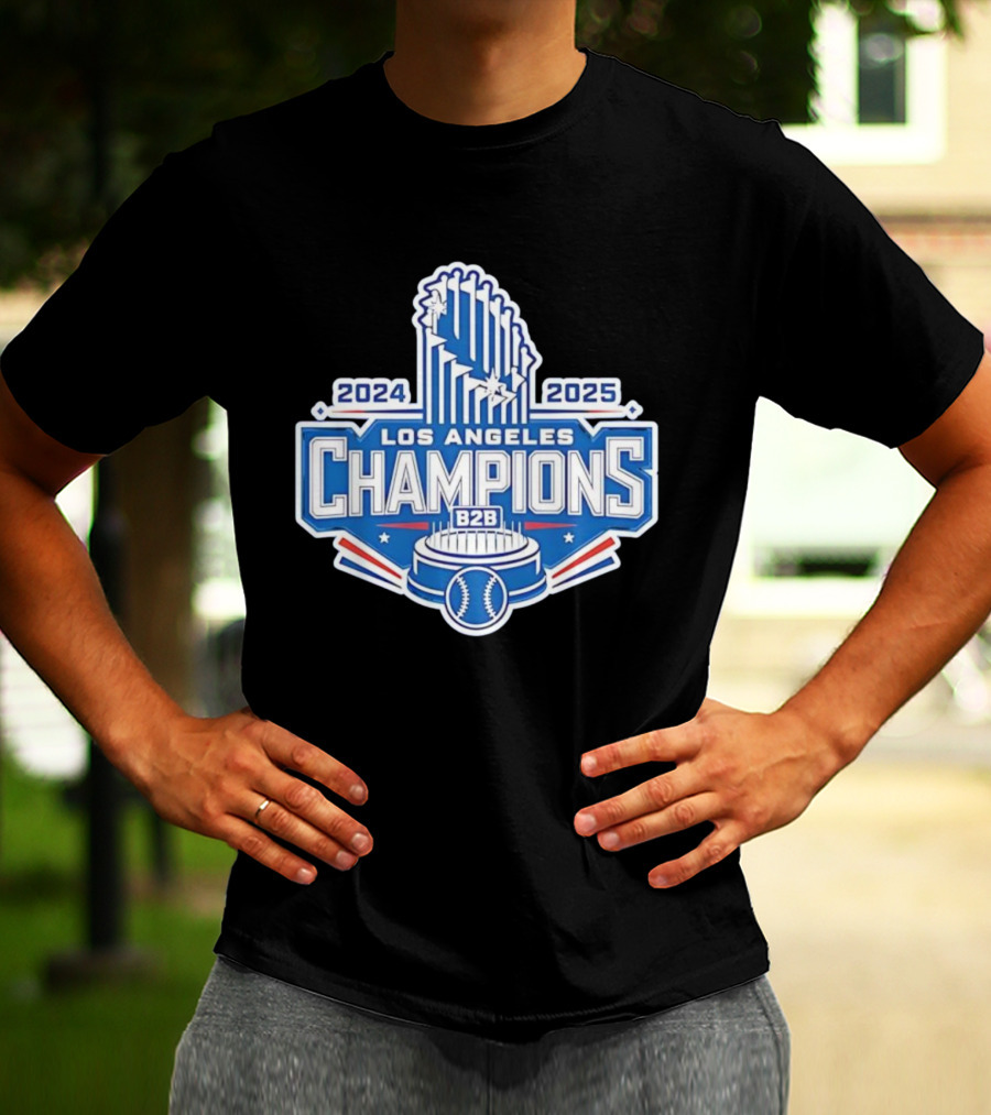 2024 2025 Los Angeles B2B Champions Baseball Cup T-Shirt