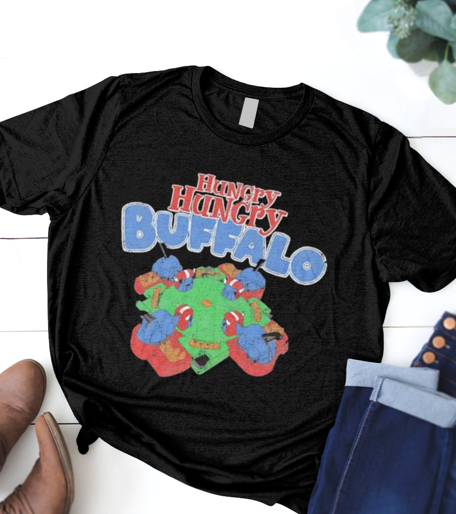 Hungry Hungry Buffalo Board Game Parody Buffalo Bills Fans T-Shirt