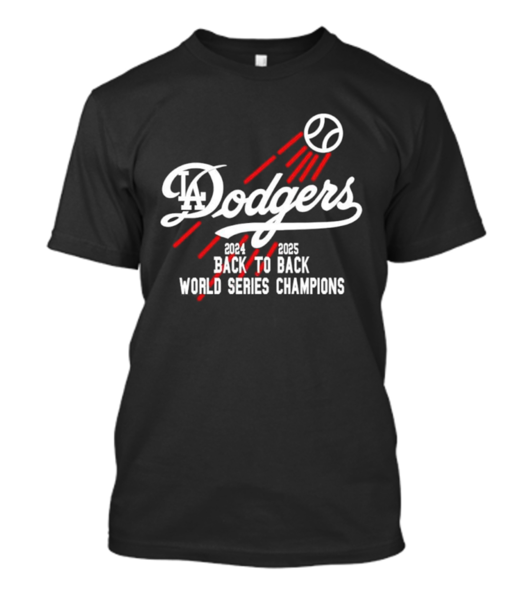 LA Dodgers 2024 2025 Back To Back World Series Champions T-Shirt