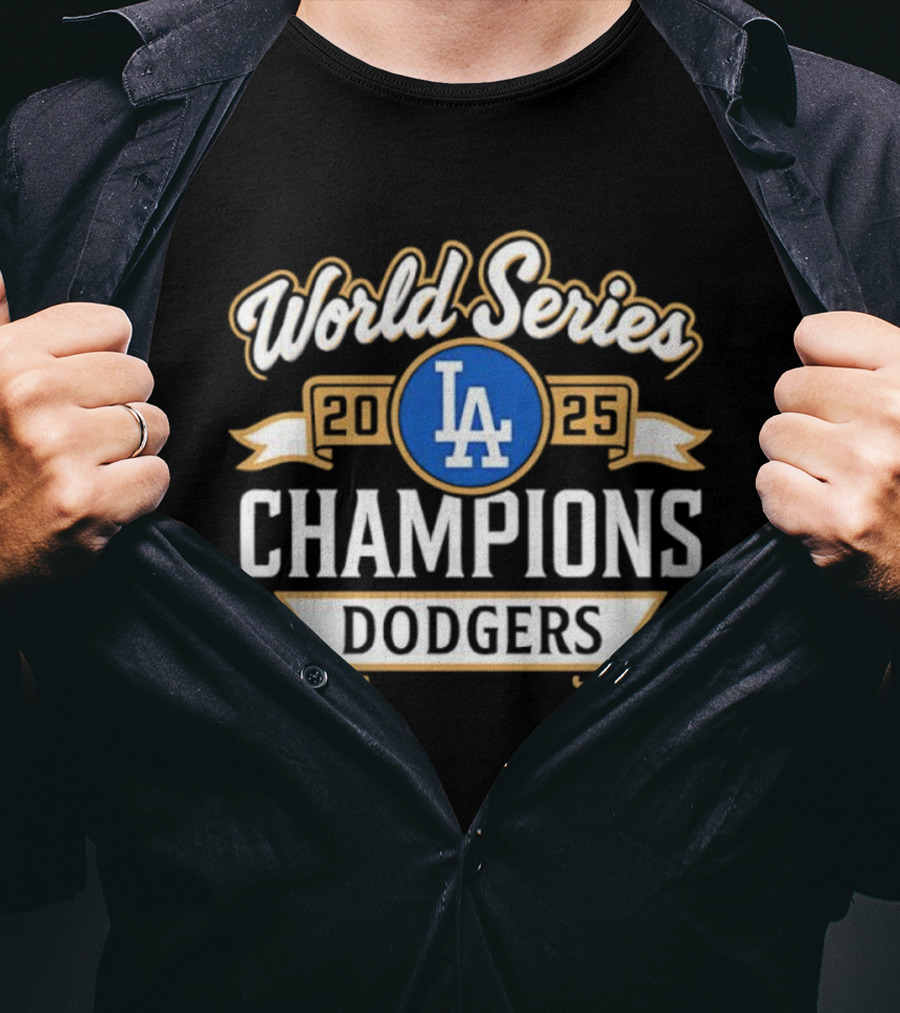 LA Dodgers 2025 World Series Champions T-Shirt