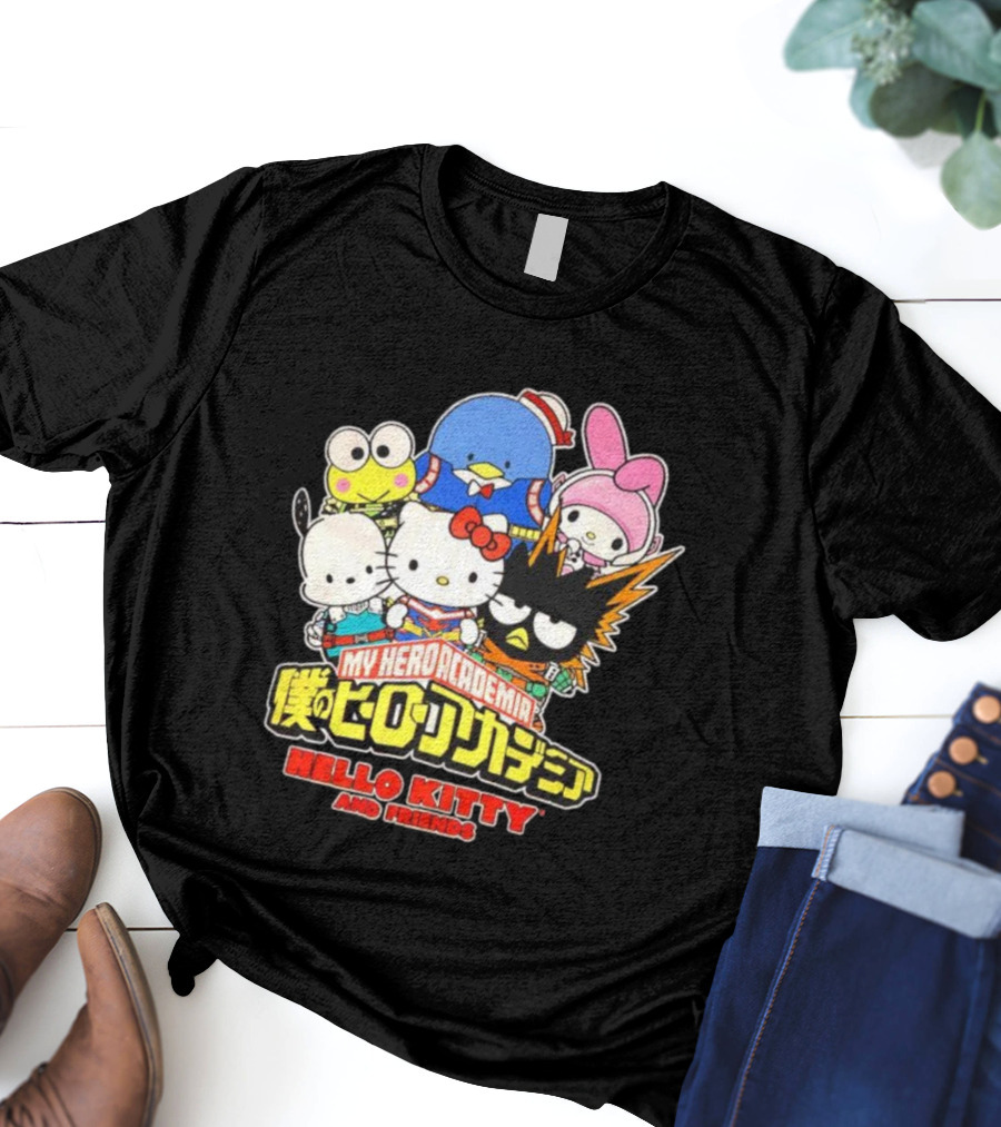 My Hero Academia Boku No Hiro Akademia Hello Kitty And Friends T-Shirt