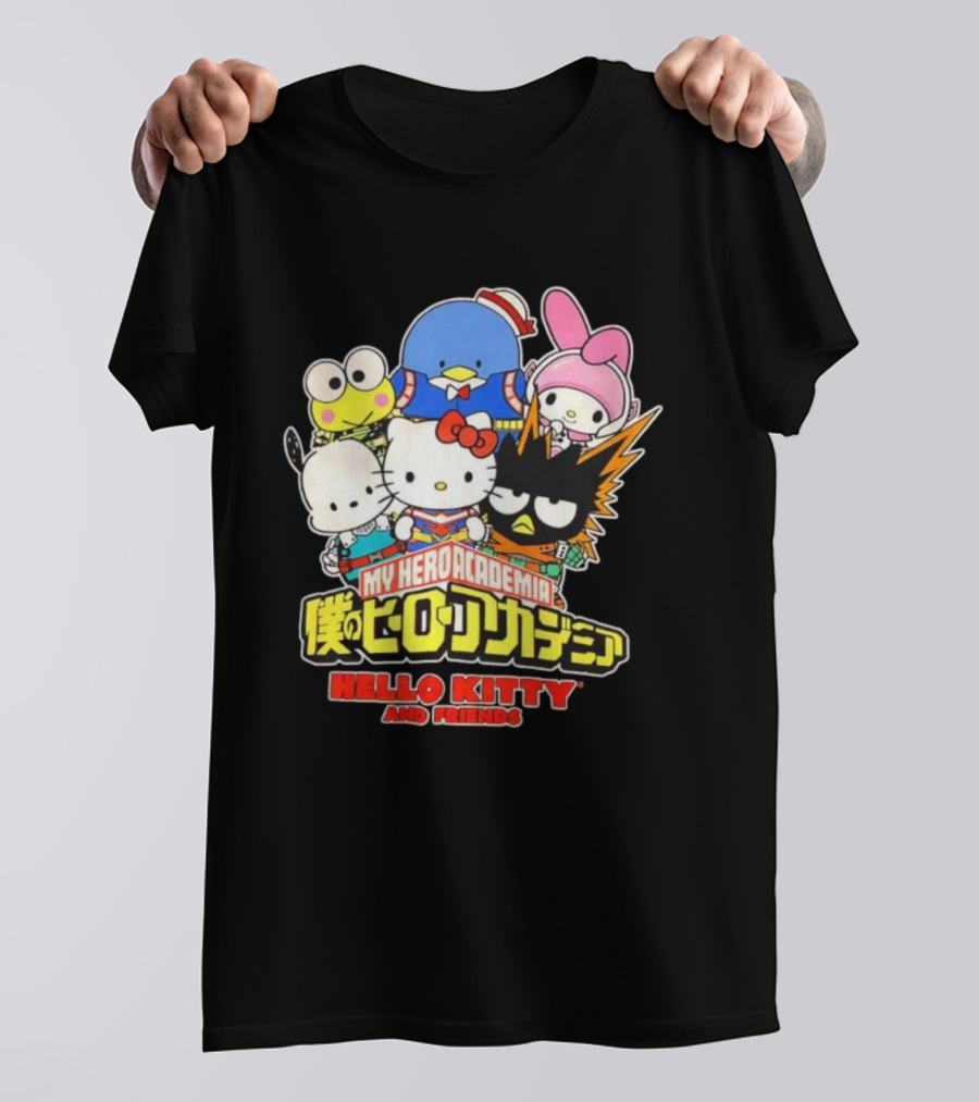 My Hero Academia Boku No Hiro Akademia Hello Kitty And Friends T-Shirt