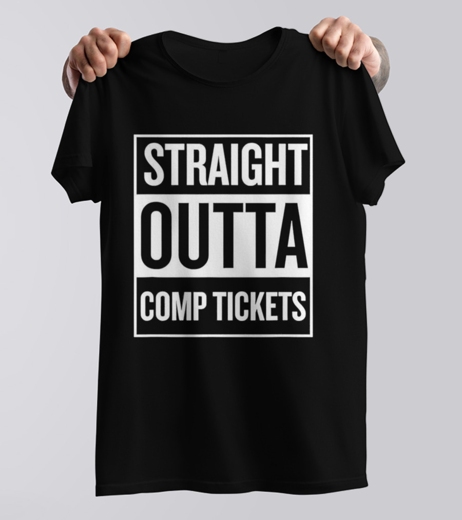 Straight Outta Comp Tickets Retro T-Shirt