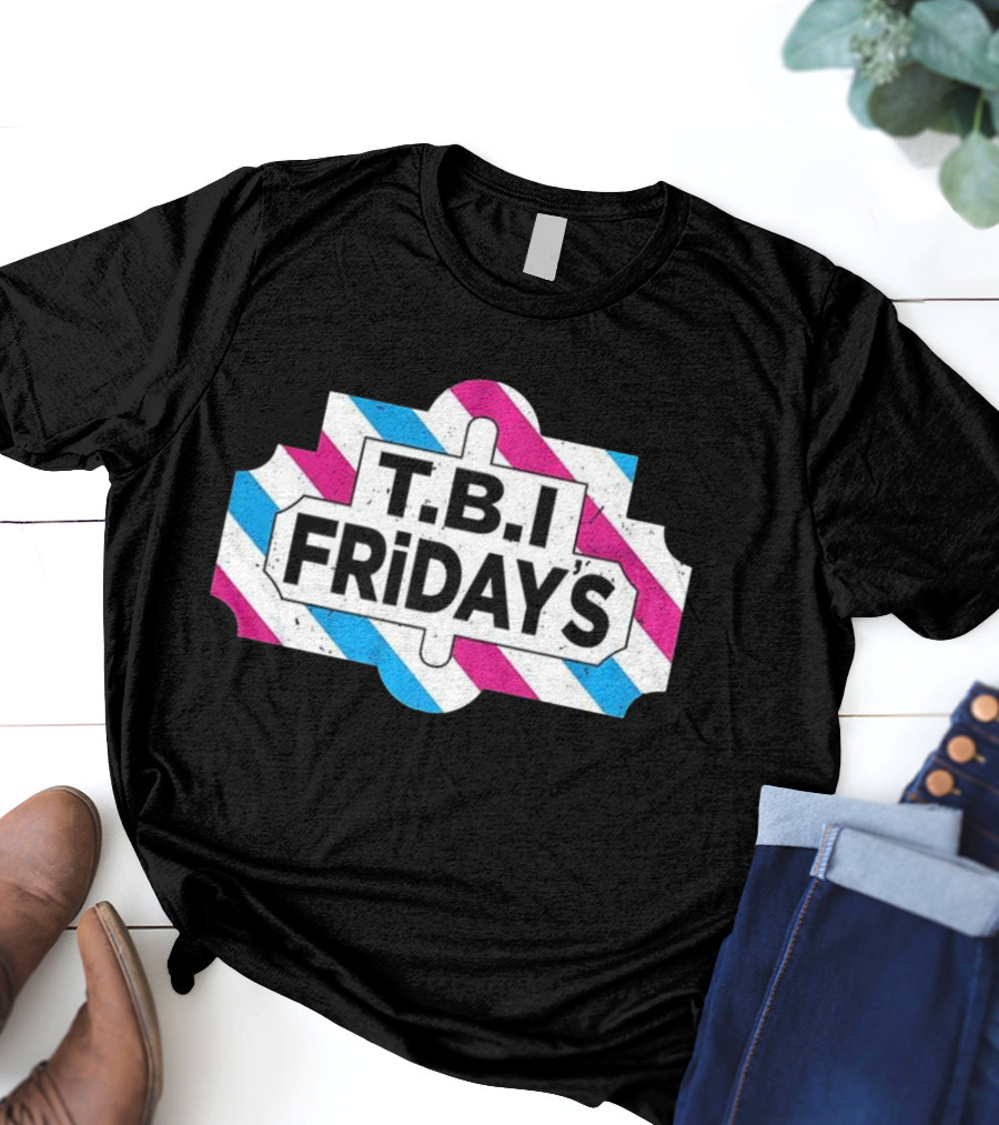T.B.I Friday's Transgender Pride Flag T-Shirt