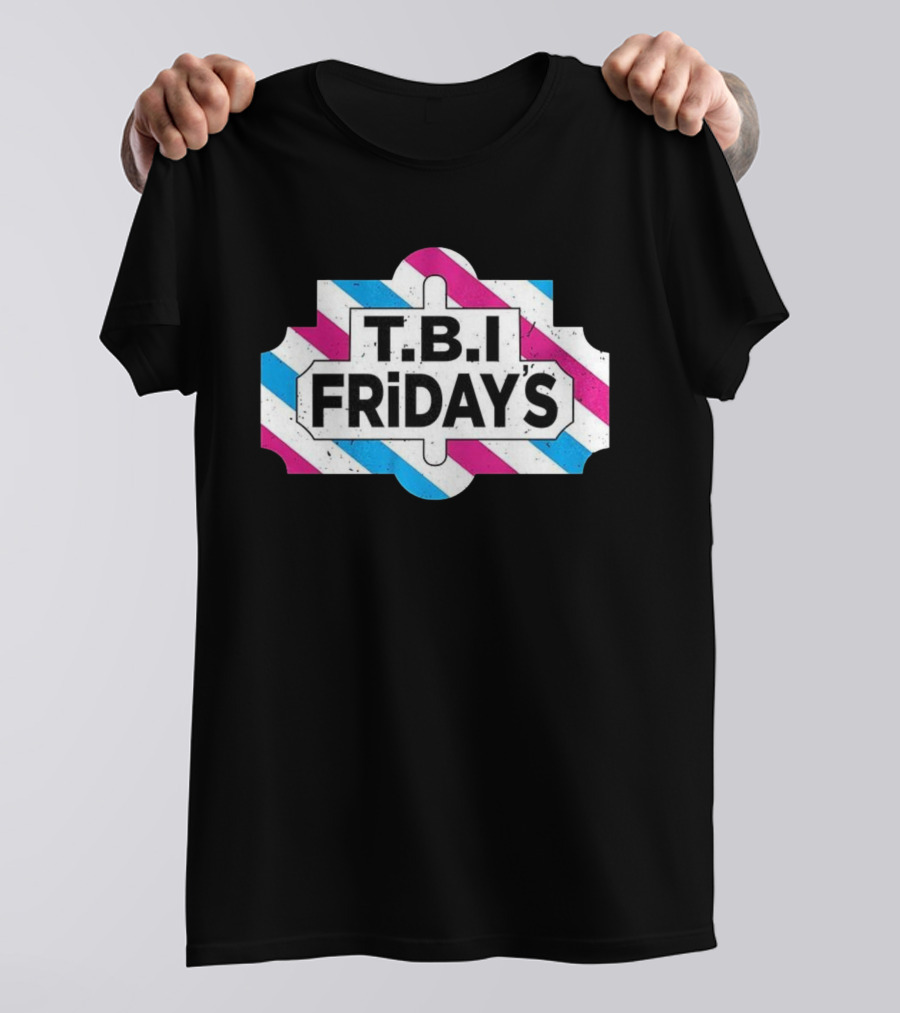 T.B.I Friday's Transgender Pride Flag T-Shirt
