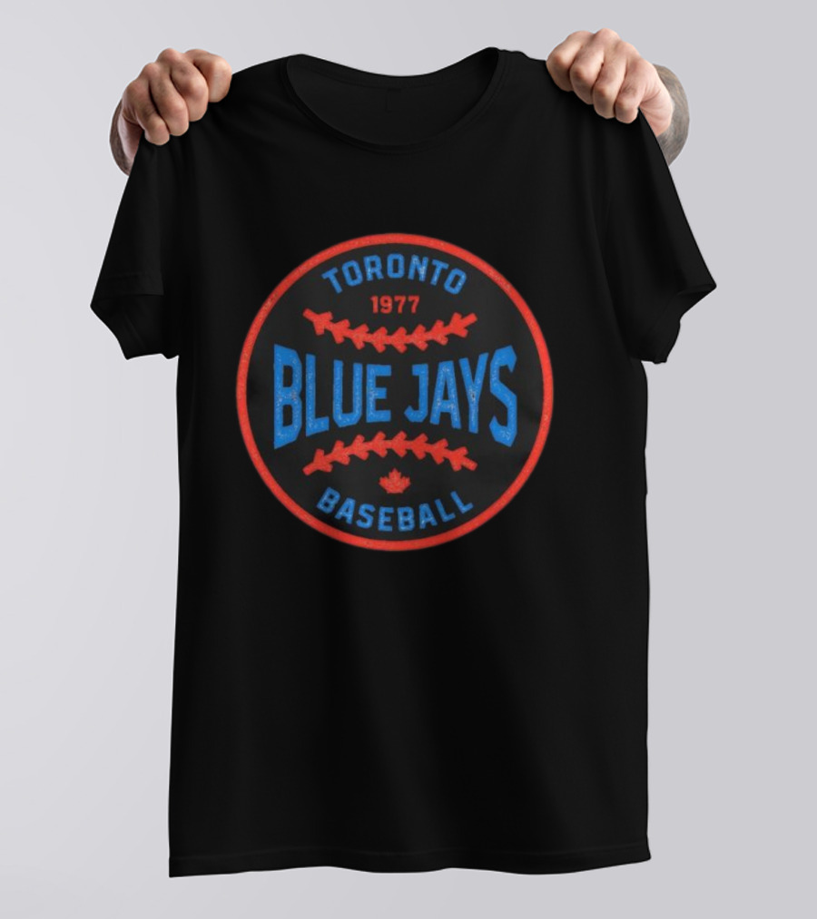 Toronto Blue Jays 1977 Vintage Emblem T-Shirt
