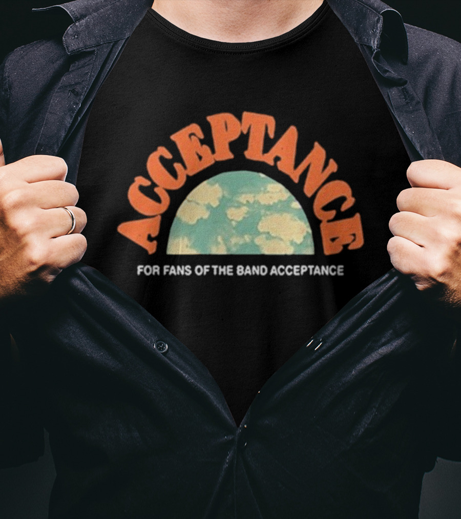 ACCEPTANCE Clouds Logo For Fans Of The Band Acceptance T-Shirt