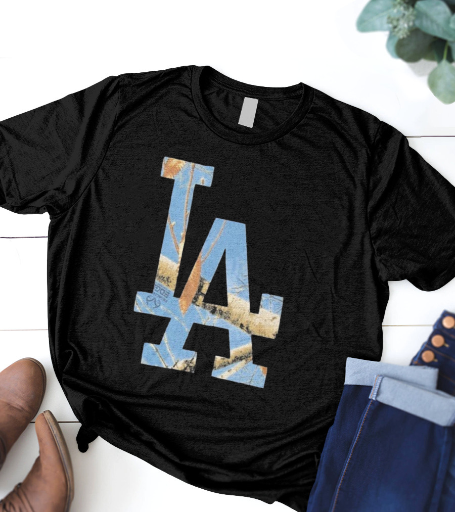 Los Angeles Dodgers LA Realtree Edge Camouflage T-Shirt