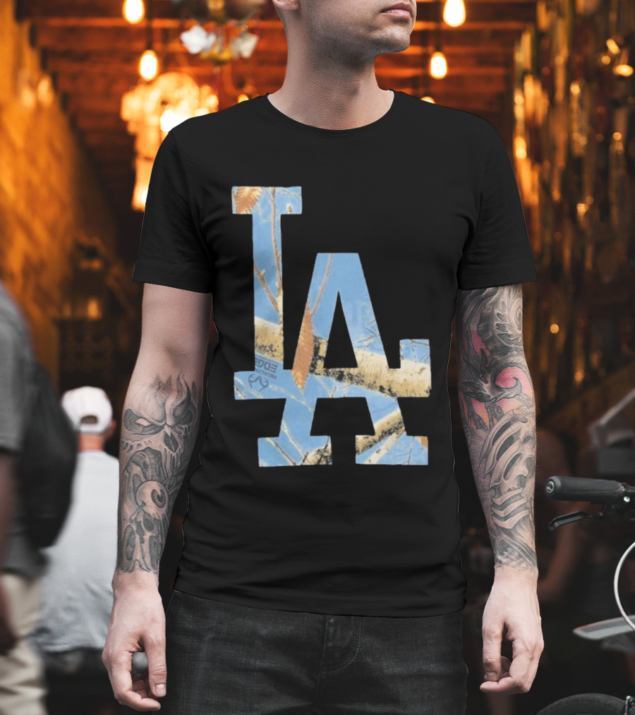 Los Angeles Dodgers LA Realtree Edge Camouflage T-Shirt