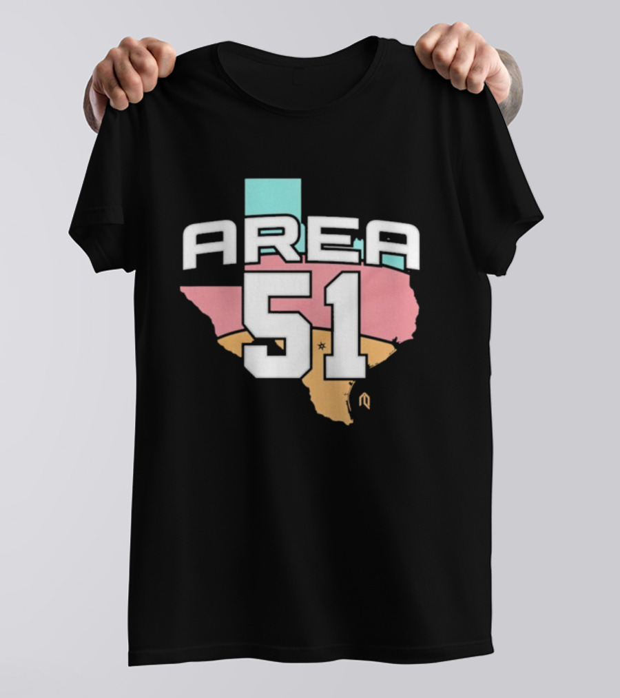 San Antonio Spurs Area 51 Texas Basketball Theme T-Shirt