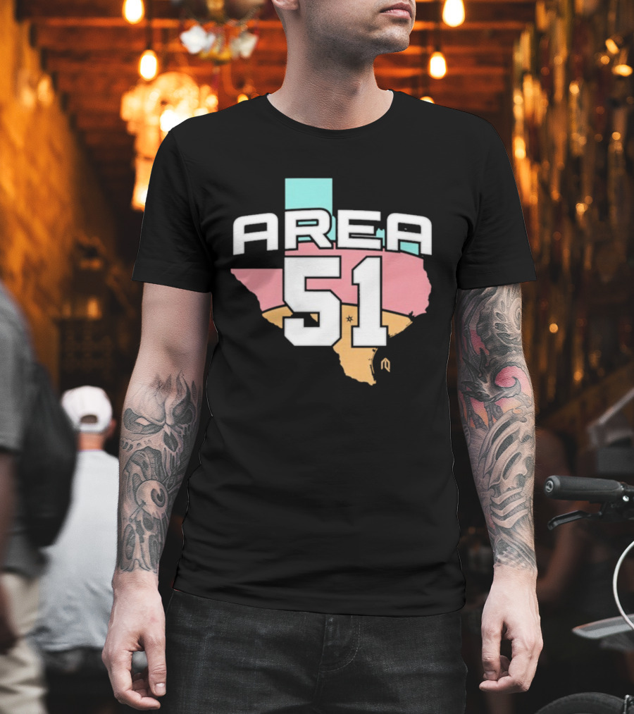 San Antonio Spurs Area 51 Texas Basketball Theme T-Shirt