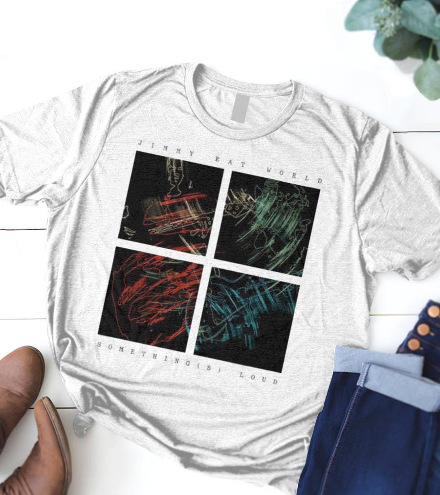 Jimmy Eat World Somethings Loud Quad Abstract Art T-Shirt