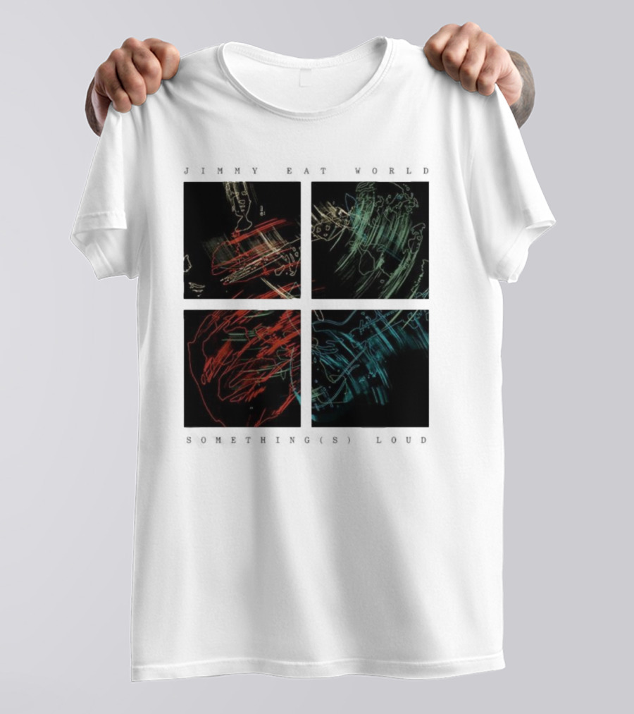 Jimmy Eat World Somethings Loud Quad Abstract Art T-Shirt