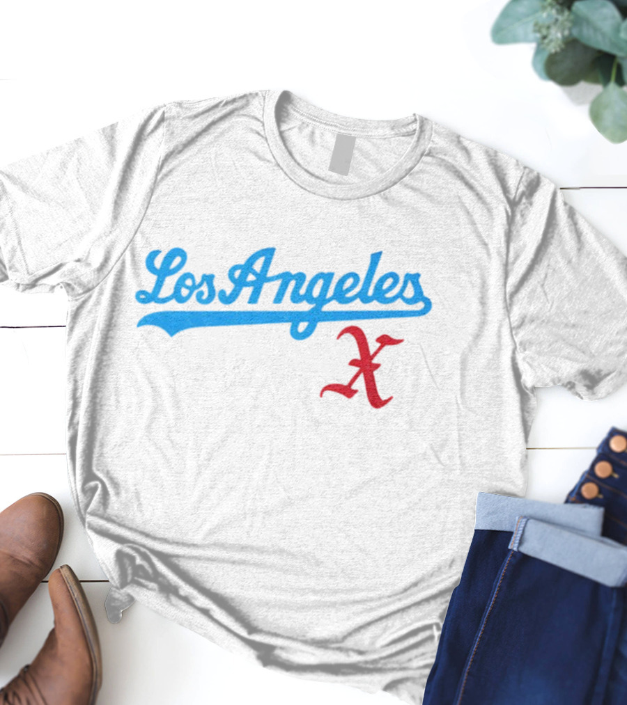 Los Angeles Dodgers MLB 2025 World Series Baseball X T-Shirt