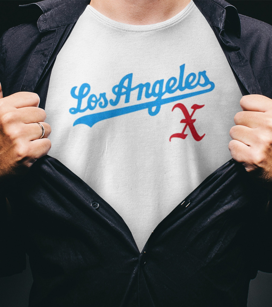 Los Angeles Dodgers MLB 2025 World Series Baseball X T-Shirt