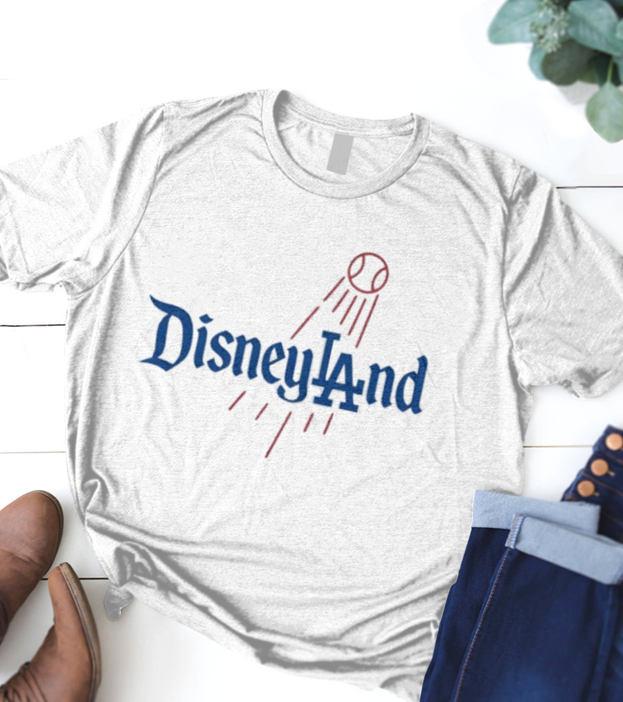 Disneyland LA Baseball Dodgers T-Shirt