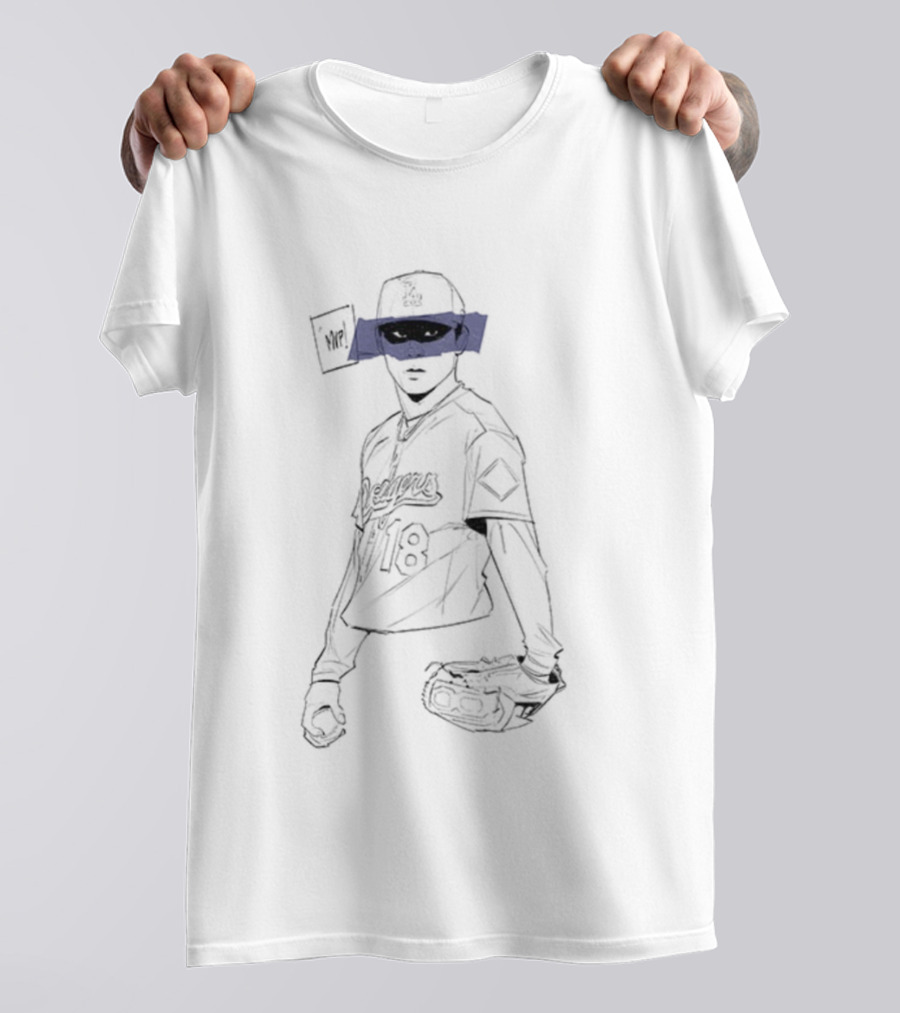 Yoshinobu Yamamoto MVP World Series Black Eyes Man Baseball Pitcher Japan T-Shirt