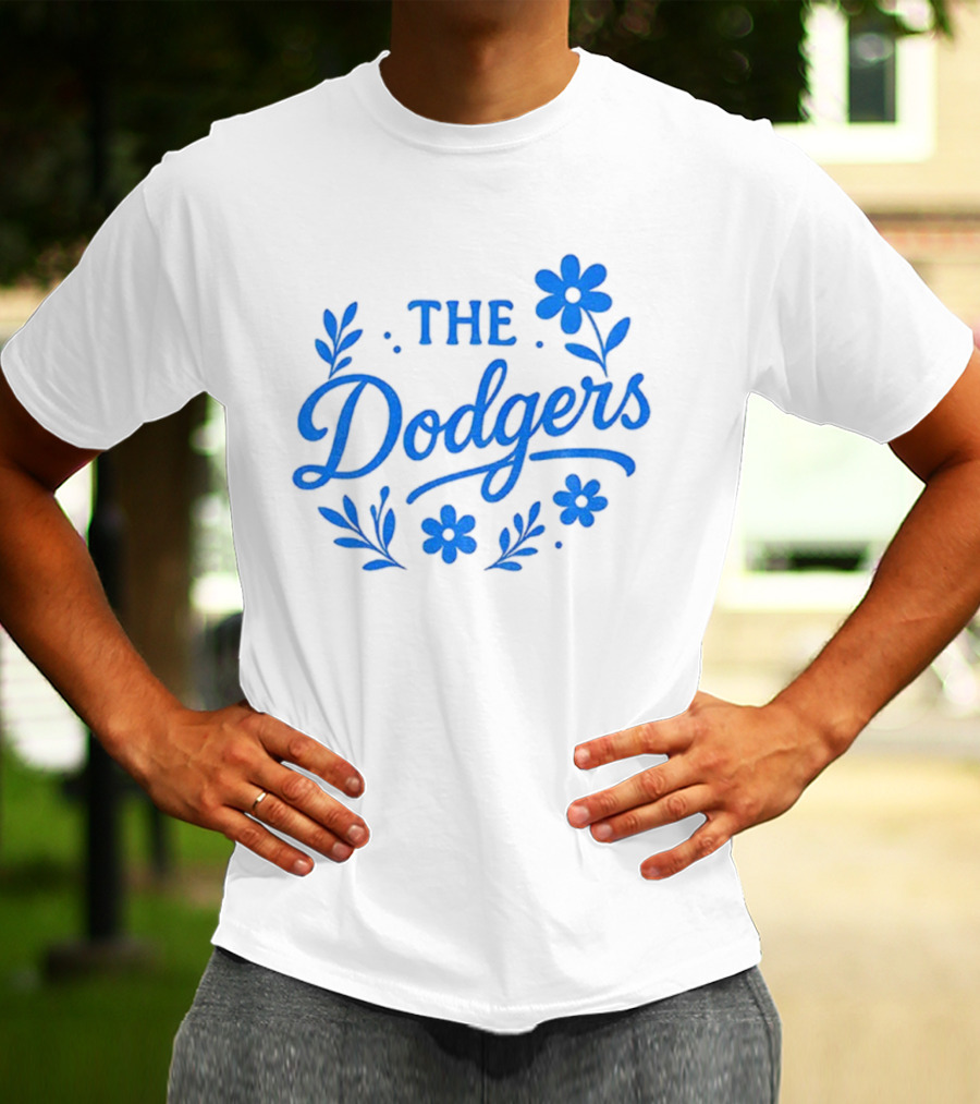 Floral Dodgers World Series 2025 Los Angeles Dodgers Flowers T-Shirt