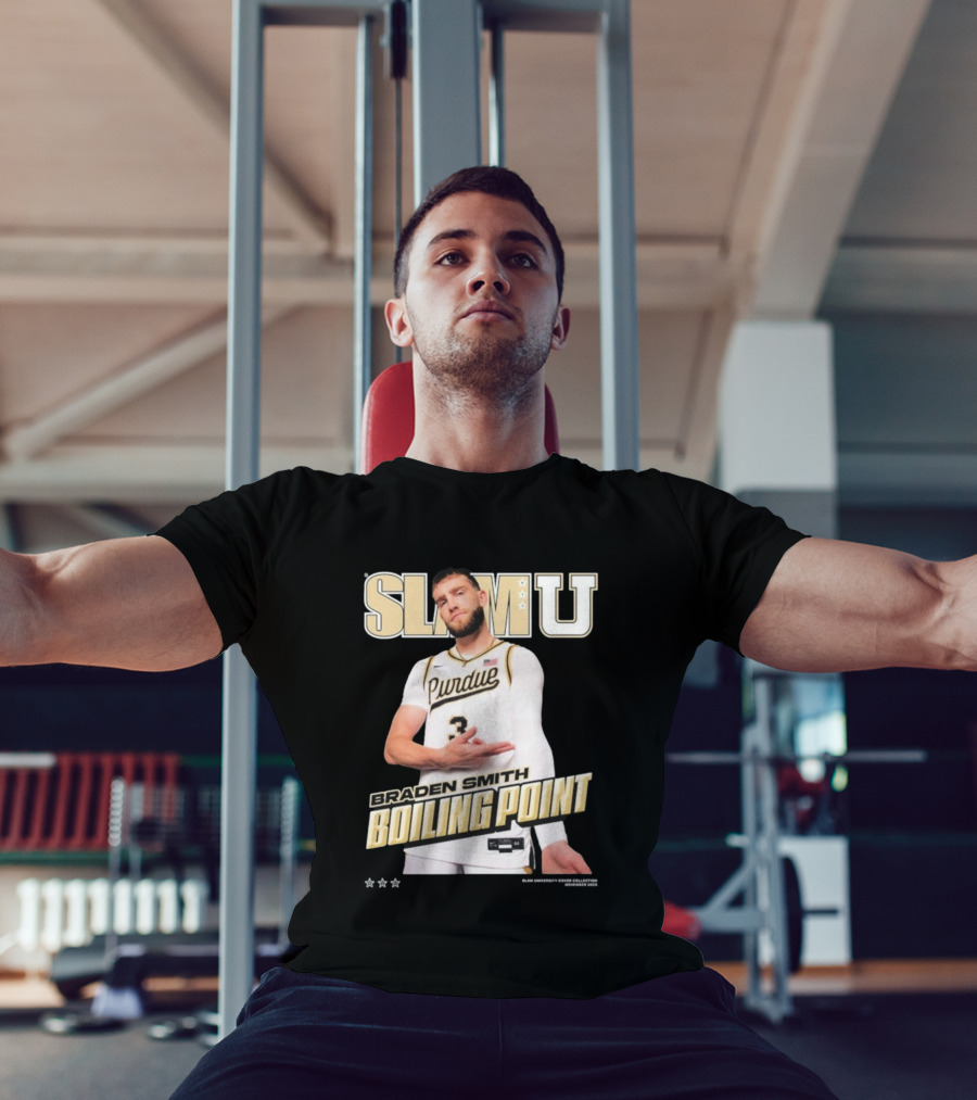 SlamU Braden Smith Boiling Point Purdue Boilermakers T-Shirt