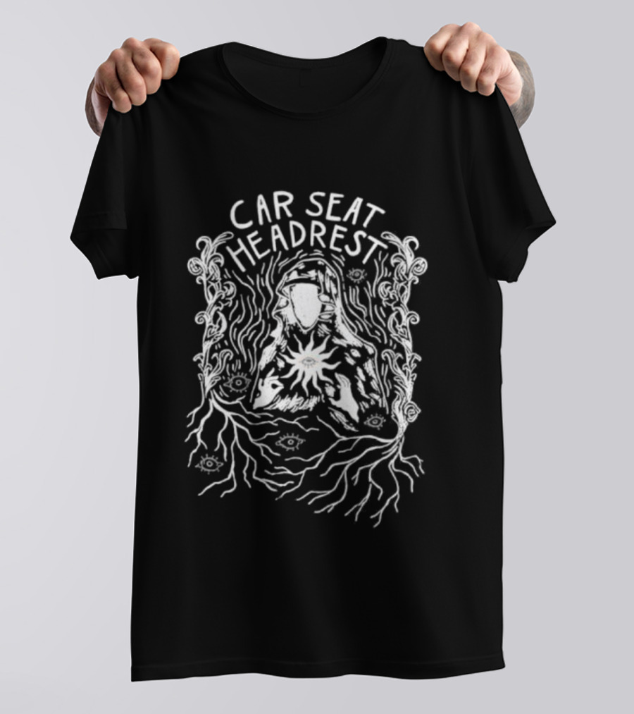 Car Seat Headrest November 1 2025 Oakland CA Psychedelic Tree Skull Artwork T-Shirt