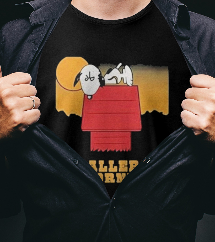 I'm Allergic To Mornings Snoopy Peanuts Cartoon Dying For Sex Molly Kochan T-Shirt