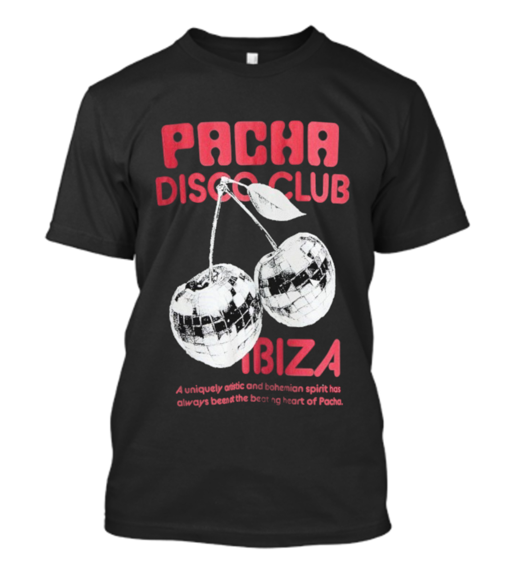 Pacha Disco Club Ibiza Cherry Mirror Balls Unique Vibe T-Shirt