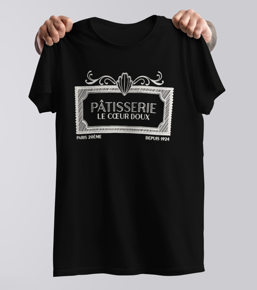 Pâtisserie Le Coeur Doux Paris 20ème Depuis 1924 T-Shirt