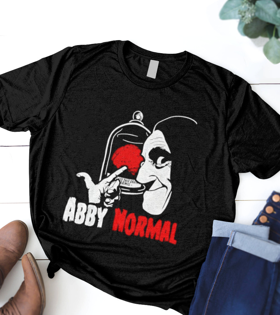 Abby Normal Red Brain Young Frankenstein Character настрой T-Shirt