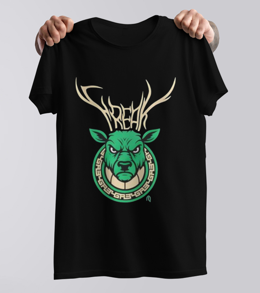 Freak Milwaukee Bucks Giannis Antetokounmpo Deer Player T-Shirt
